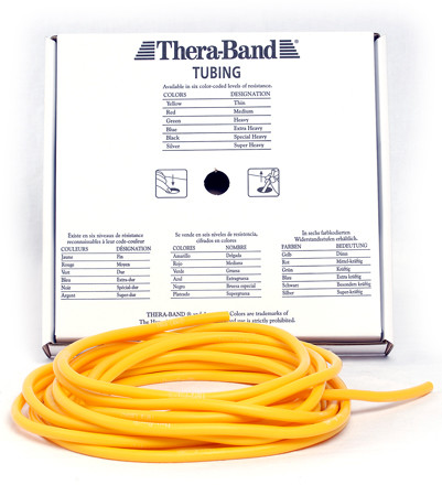 Bild von Thera-Band® Tubing 7,5 mtr., dünn, Farbe: Gelb