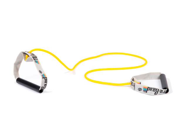 Bild von  Thera-Band® Bodytrainer Tubing, mit PVC Griff, dünn / Farbe: Gelb