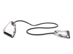 Zeige Details für Thera-Band® Bodytrainer Tubing, mit PVC Griff, spez. stark / Farbe: Schwarz Bild von Thera-Band® Bodytrainer Tubing, mit PVC Griff, spez. stark / Farbe: Schwarz
