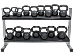 Zeige Details für Kettlebell-Rack 2-stufig - in 3 verschiedenen Breiten Bild von Kettlebell-Rack 2-stufig - in 3 verschiedenen Breiten