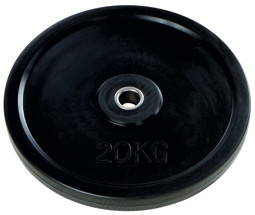 Zeige Details für JKF Gummierte Hantelscheiben 30 mm schwarz Bild von JKF Gummierte Hantelscheiben 30 mm schwarz