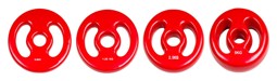 Zeige Details für Pesos Aperto Vinyl Scheiben, Farbe: Rot mit 31 mm Bohrung Bild von Pesos Aperto Vinyl Scheiben, Farbe: Rot mit 31 mm Bohrung