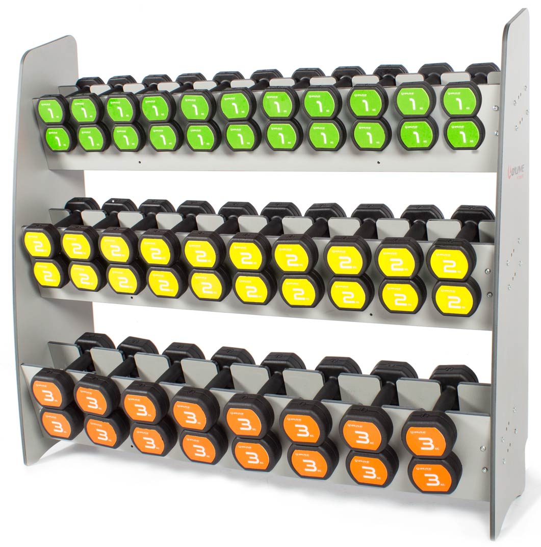 Bild von O’Live Rubber Studio Dumbbells Rack