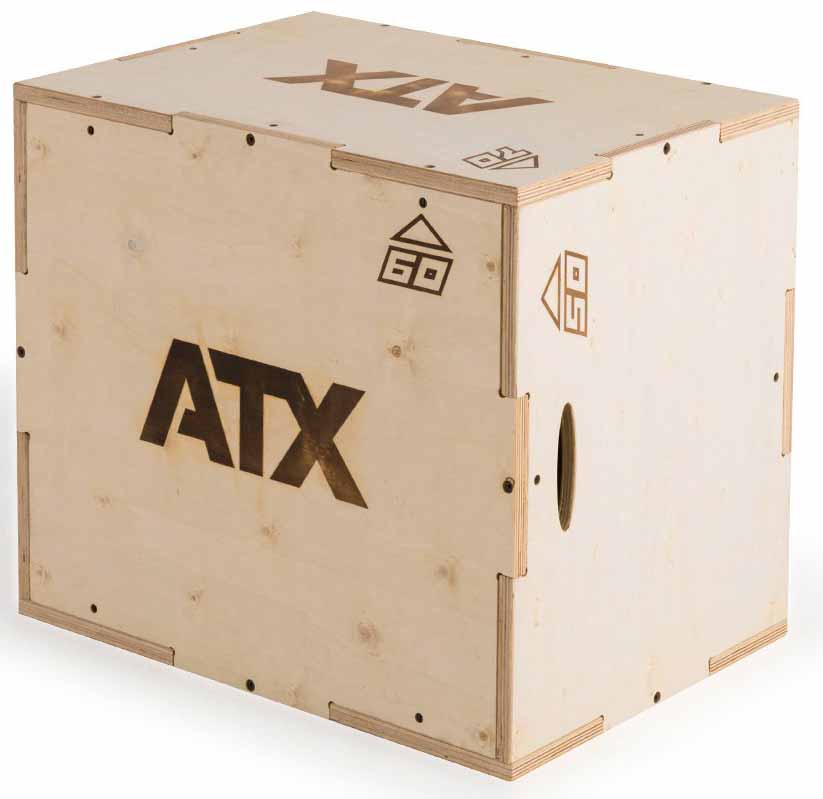 Bild von ATX Holz Sprungbox mit 3 versch. Sprunghöhen