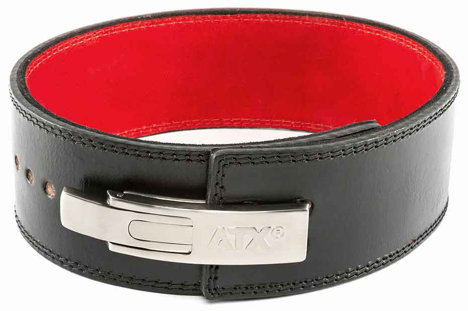 Picture of ATX Power Belt Clip, Leder, schwarz (innen rot), Größen S - XXL