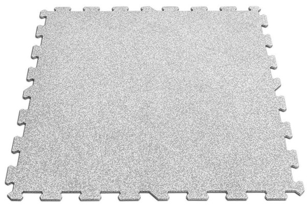Bild von Puzzleplatte - grau / weiß - 956 x 956 x 8 mm