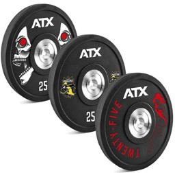 Bild von ATX - XTREME Urethan Bumper Plates / Hantelscheiben - Customer Logo - 5 bis 25 kg