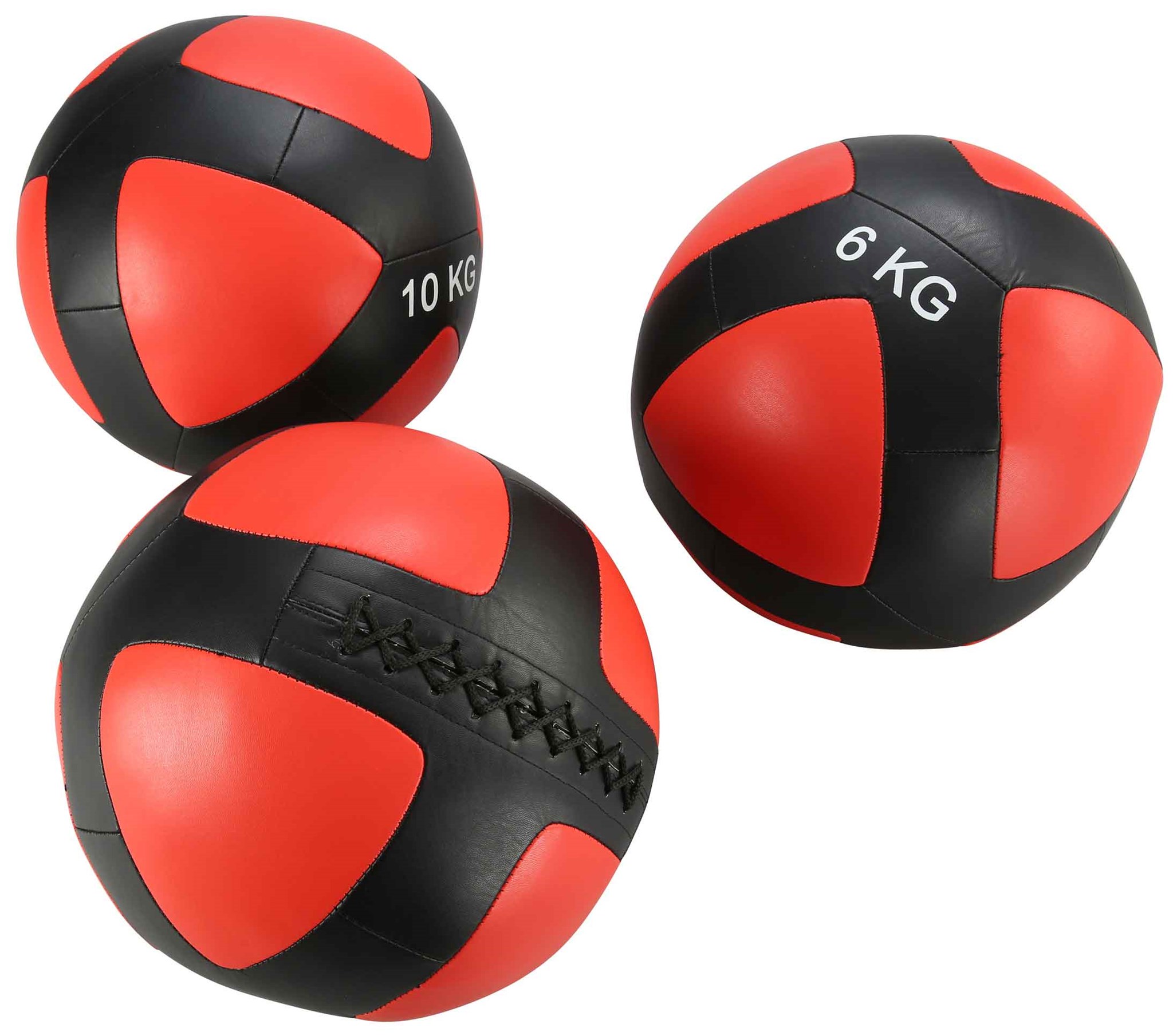 Bild von JKF Wall Balls 3-10 kg rot/schwarz