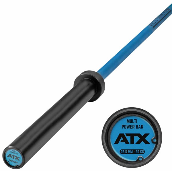 Bild von ATX Cerakote Multi Bar Steel Blue - Langhantelstange in Steel Blue