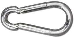 Zeige Details für Karabinerhaken, verzinkt 100 x 10 mm Bild von Karabinerhaken, verzinkt 100 x 10 mm