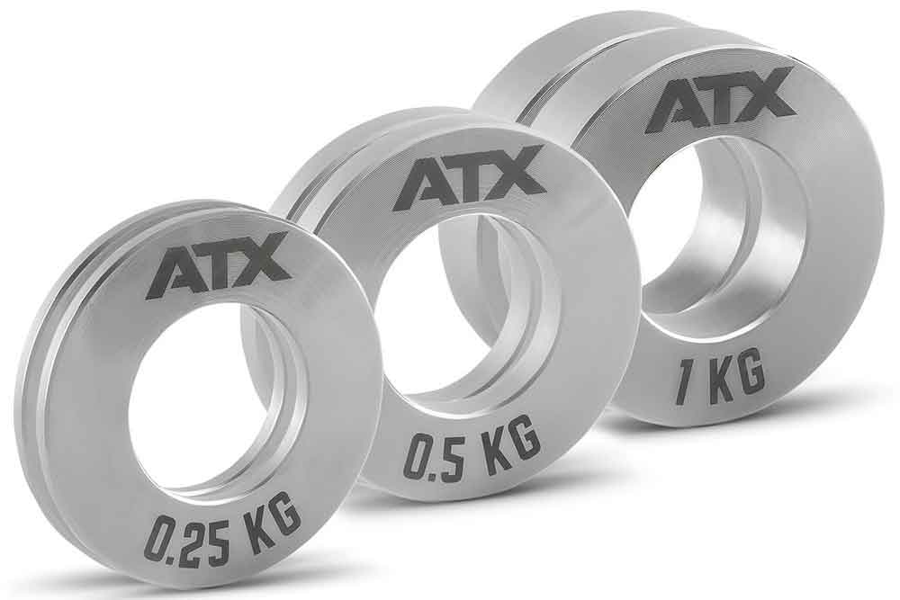 Bild von ATX Mini Fractional Steel Plates - Komplettset 2 x 0,25 + 2 x 0,5 + 2 x 1,0 kg