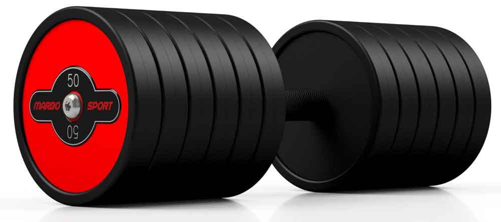 Bild von Marbo Sport Gummi Kompakthanteln 5 - 50 kg
