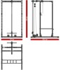 Bild von ATX Power Rack – Komplettstation- 620 mit Plate Load Latzugstation Höhe 218 cm