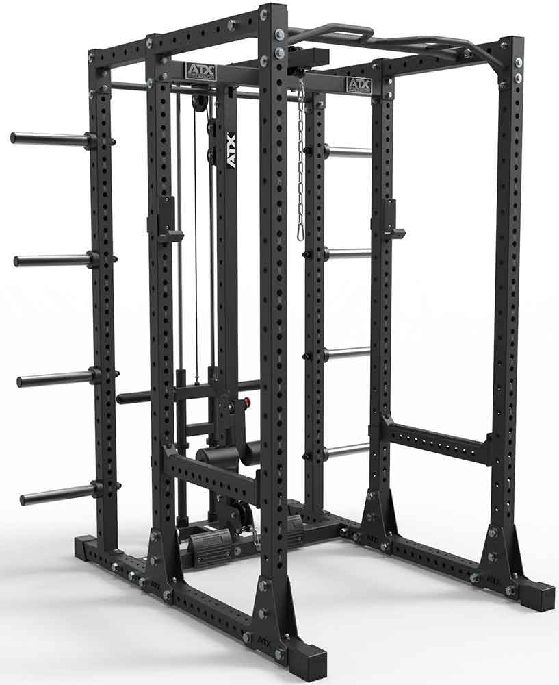 Bild von ATX Power Rack 750 Storage Set-250 - mit Latzugstation Plate Load