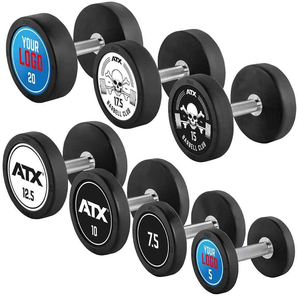 Picture of PRO-Style – Rubber Dumbbells - Customer - Hantelsatz 5-40 kg