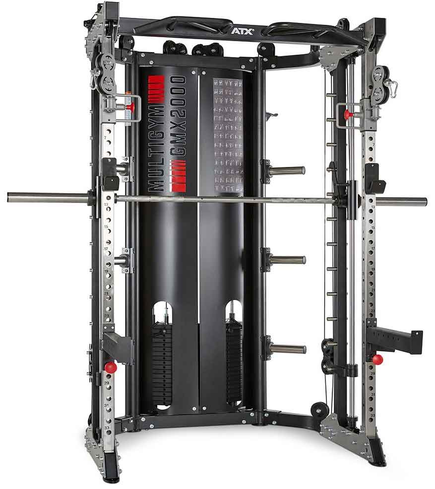 Bild von ATX Multigym GMX-2000 mit 2 x 90 KG Steckgewichten und Beinpresse