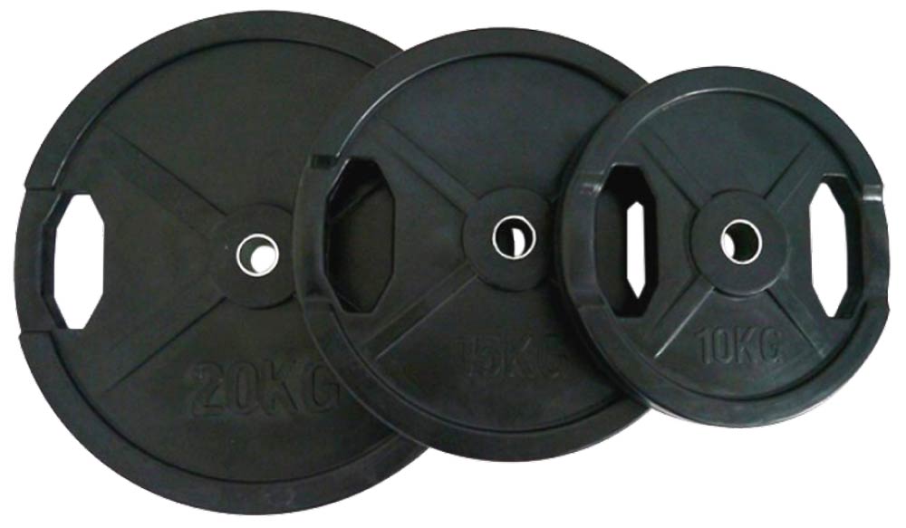 Bild von POWER-EXTREME Hantelscheibe mit 2 Grifflöchern, gummiert, 30 mm