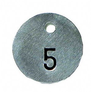 Bild von Schlüsselmarke ALU, rund, Ø 30 mm