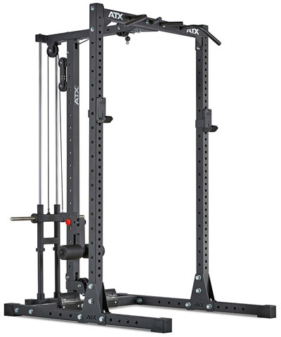 Bild von ATX Half Rack 750 – Komplettstation inkl. Latzug - Plate Load