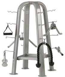 Zeige Details für Ablageständer für Zugstangen grau  Bild von Ablageständer für Zugstangen grau