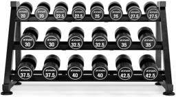 Zeige Details für ZIVA XP 10-PAIR, 3-TIER DUMBBELL RACK WITH SADDLES - 2025 Bild von ZIVA XP 10-PAIR, 3-TIER DUMBBELL RACK WITH SADDLES - 2025