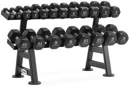 Zeige Details für ZIVA PERFORMANCE 2-TIER, 10-PAIR HEXAGON DUMBBELL RACK - 2025 Bild von ZIVA PERFORMANCE 2-TIER, 10-PAIR HEXAGON DUMBBELL RACK - 2025