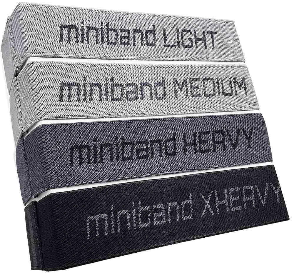 Bild von Aerobis Miniband Set - 4 Flexible Mini - Fitnessbands - 2025