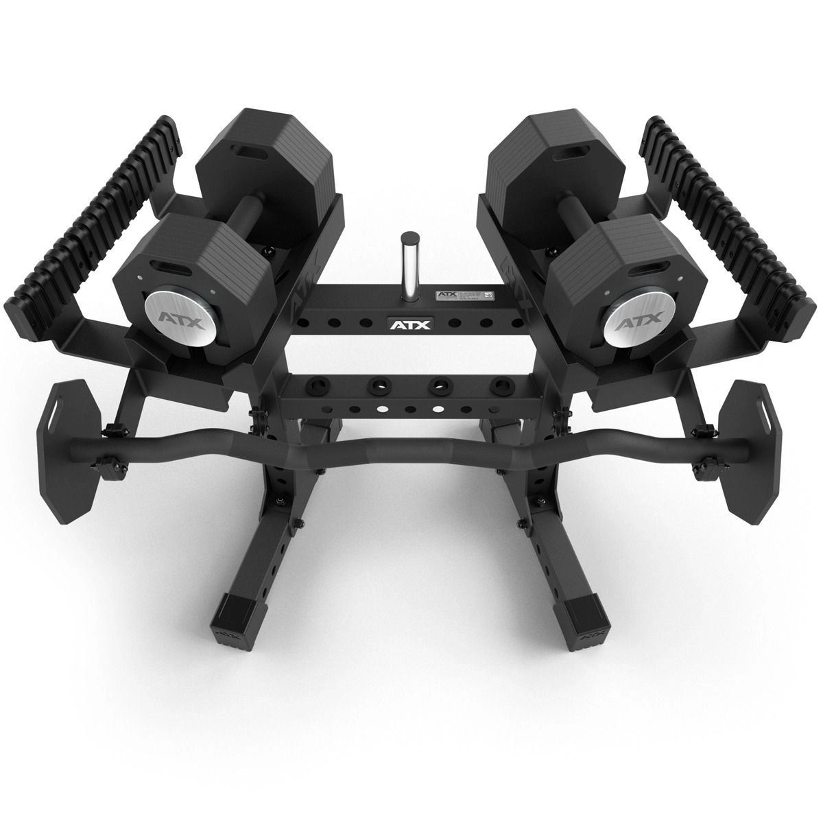 Bild von ATX Octa-Dumbbell-Set XL 2 x 36 kg + SZ-Stange + Storage
