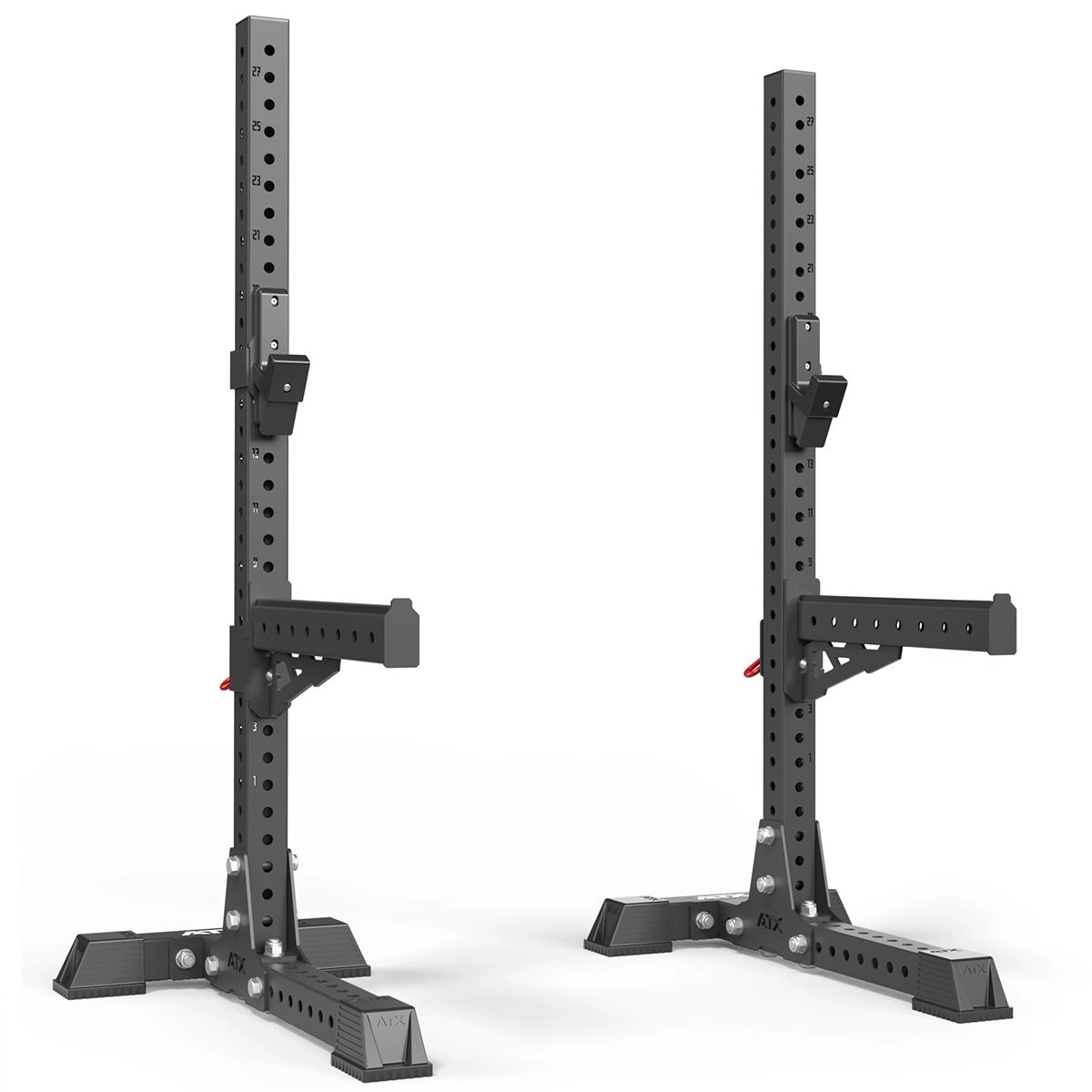 ATX Free Stands - Hantel Rack freistehend inkl. Hooks und Safety Spotter Arms