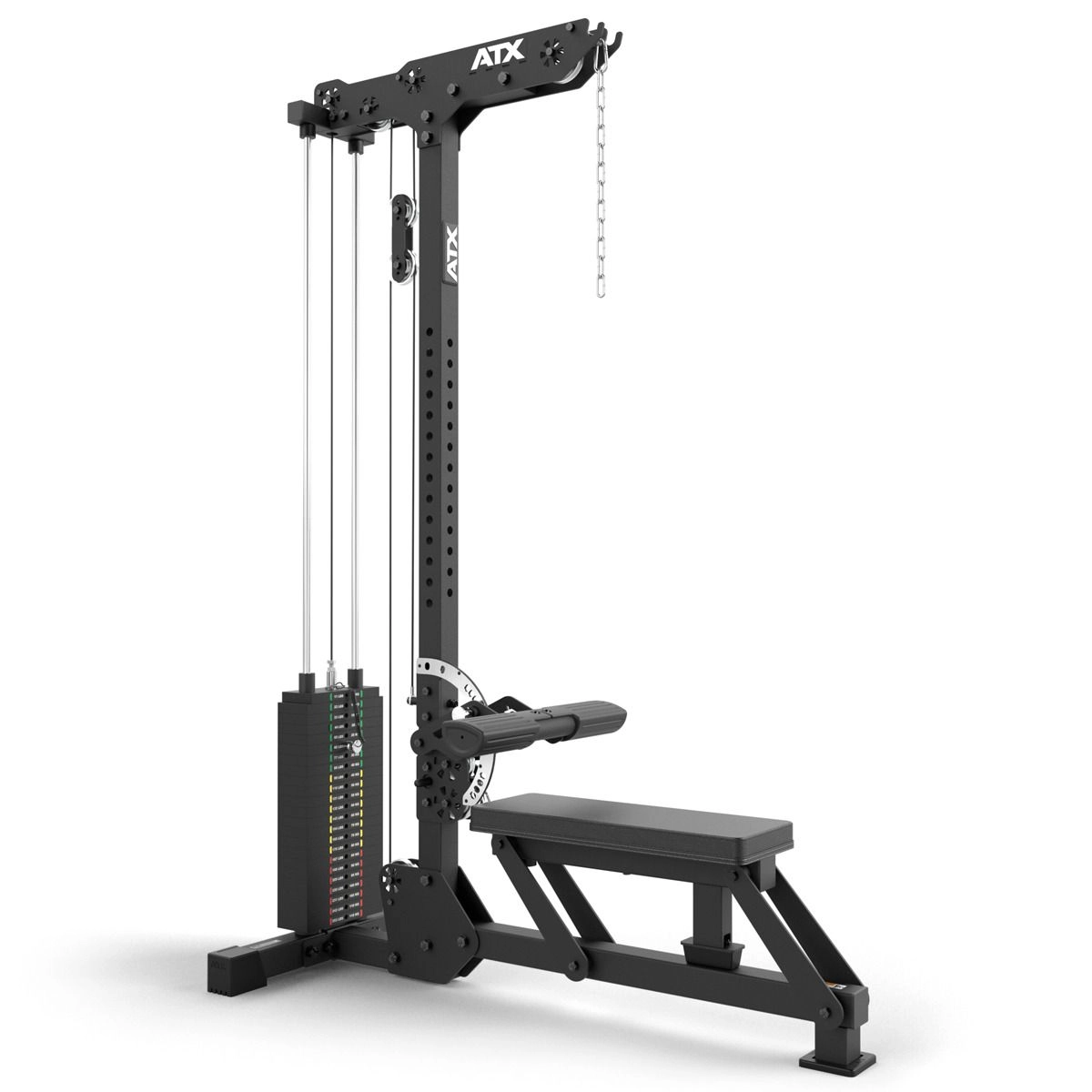 ATX® Latzug und Ruderzug LMSW-700 - 115 kg Steckgewichte