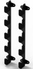 Bild von Langhantelablage / Gun Rack - zur Wandbefestigung - für 5 Hantelstangen