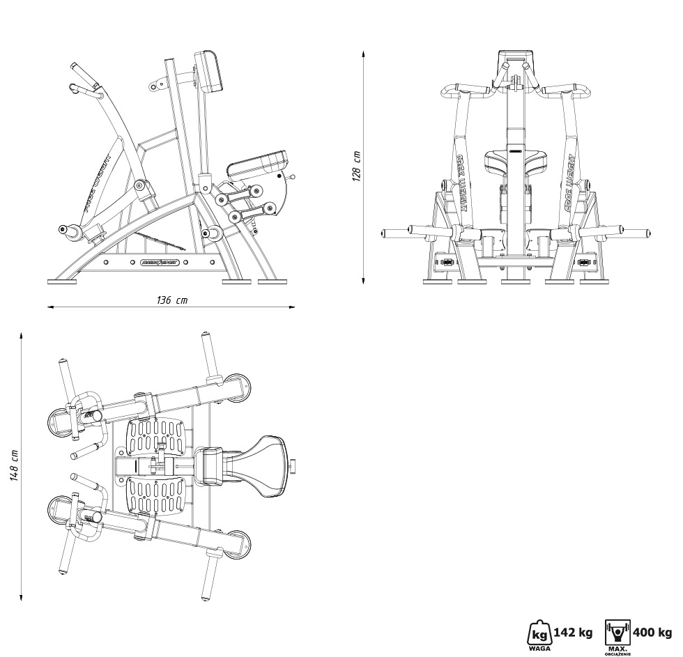 Machine à ramer MF-U017 2.0 - Marbo Sport