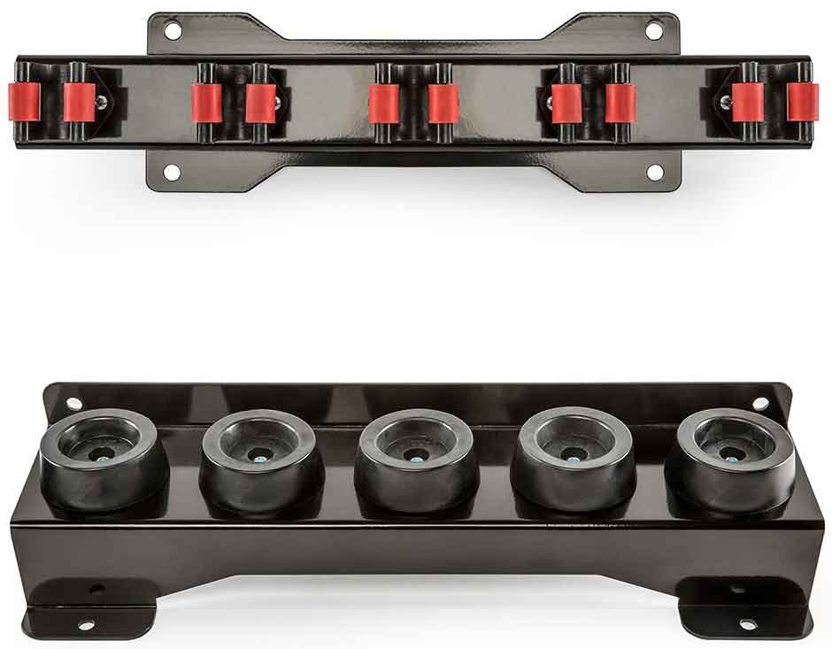 Toddmomy 6-tlg. Langhantelregal Wandmontage - Platzsparende Hantelhalterung Aus PC Material